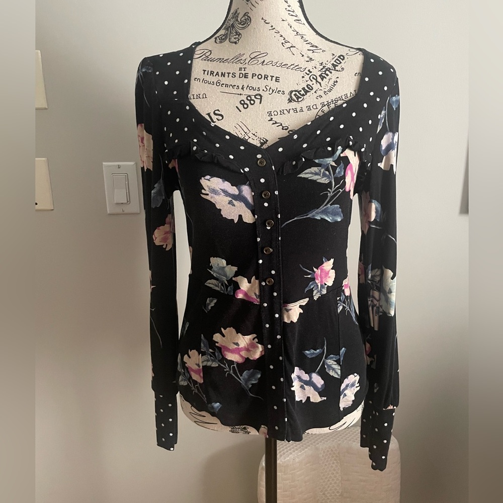 Cute Polka Dot Long Sleeve